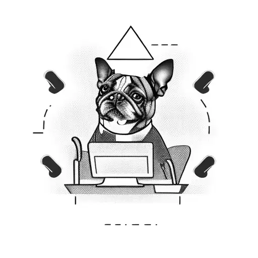 A Dog Doing A Victory Dance On Top Of A Computer Keyboard