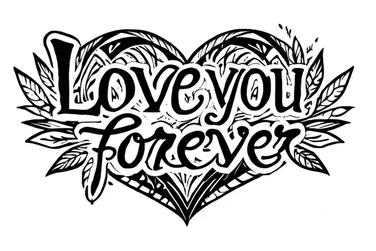 Love You Forever Sign