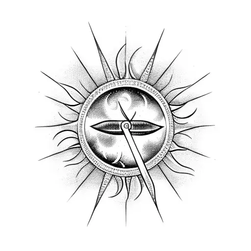 Sword With The Sun And The Moon