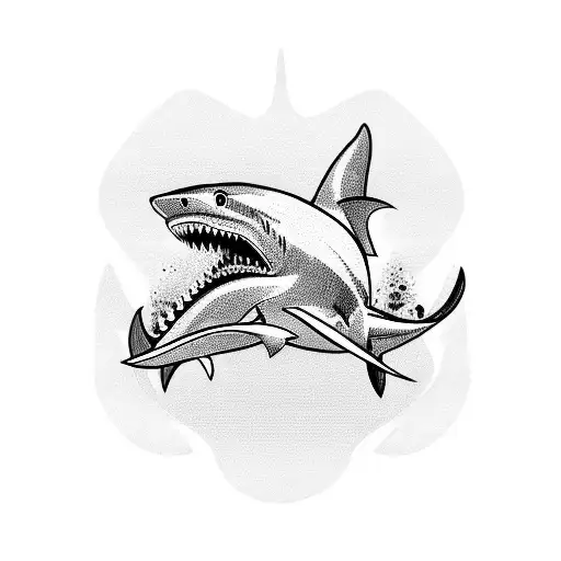 Shark With Cape Cod Arm As Tail Fin