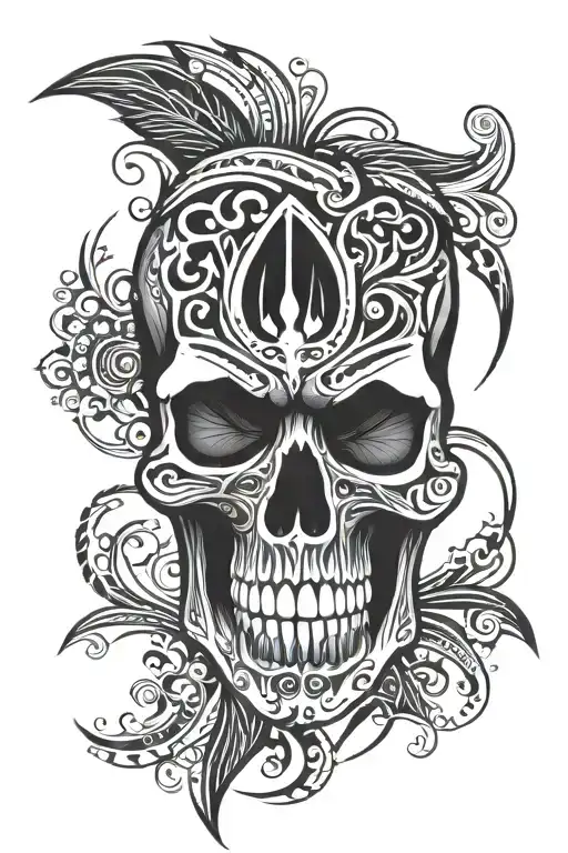 Skull Adorned