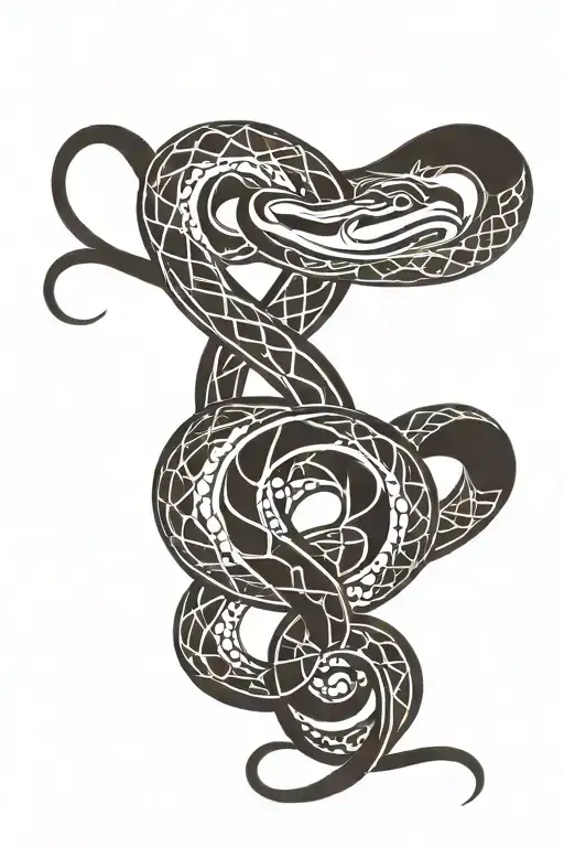 Viking Snake Coiled