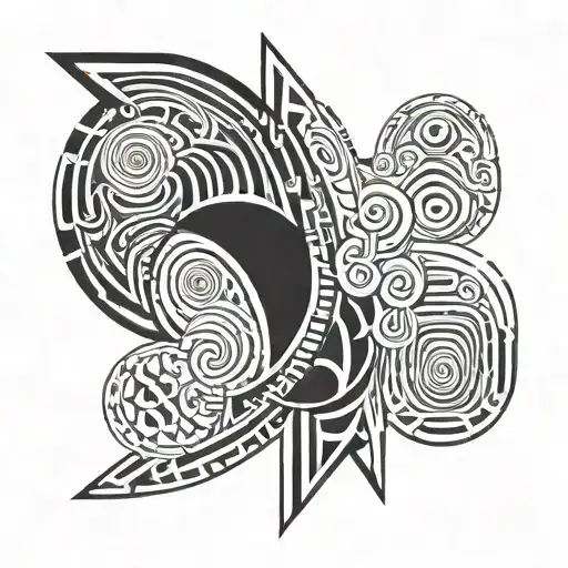 Clean Line Drawing Rounded Around An Invisible Point