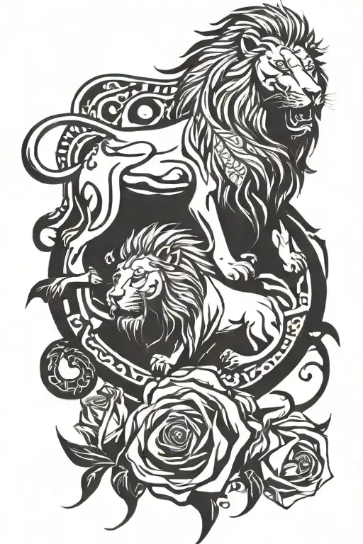 Rose And Lion