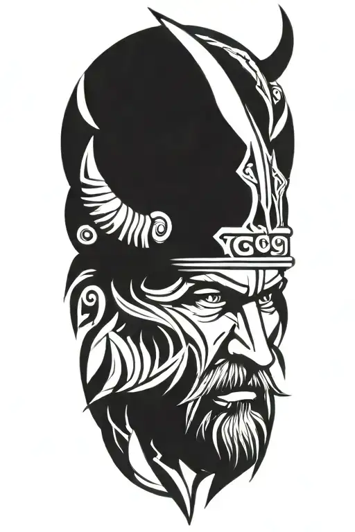 Viking Warrior Strength Courage Bravery