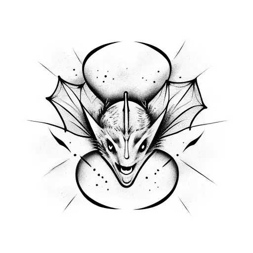 5 Bats Moon Smoke Crack