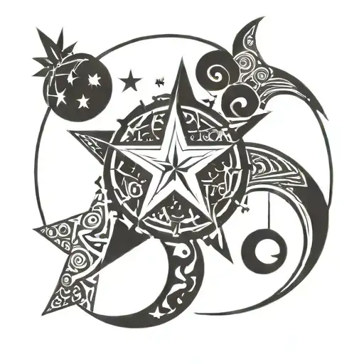 Stars And Moon