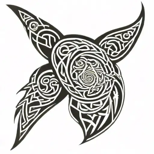 Celtic Cherokee Tribal Sleeve