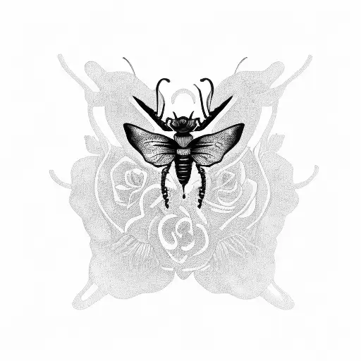 Aries And Scorpio Flowers Butterflies