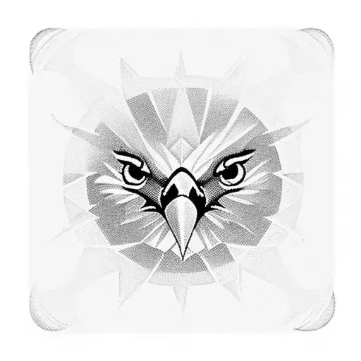 A Deck Of Cards Forming The Shape Of An Eagle