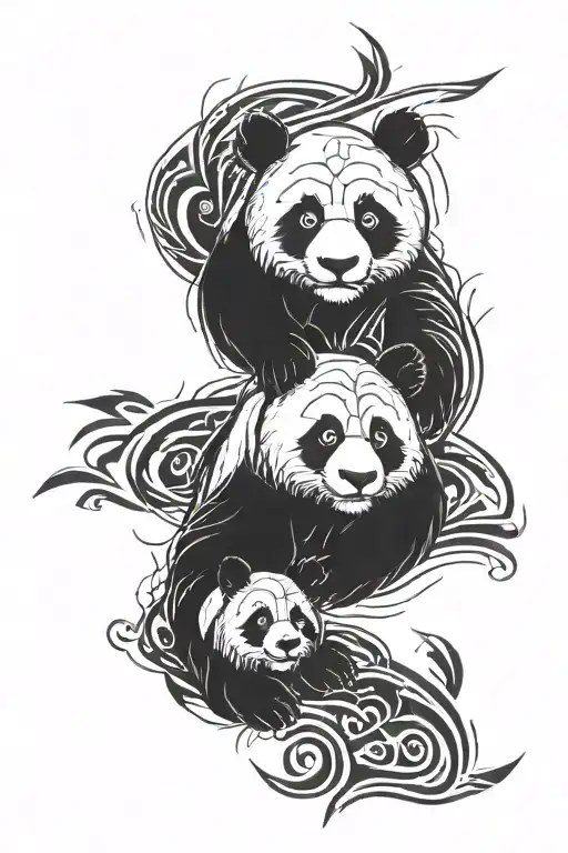 Blindfolded Panda Bear