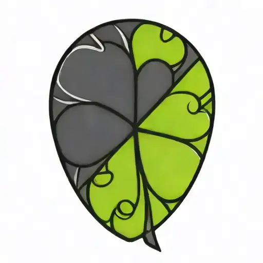 Irish Four Leaf Clover Tattoo Inspired