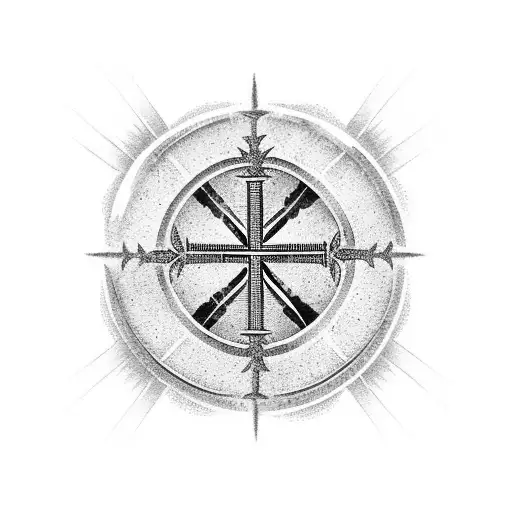 Christian Cross With Sinner