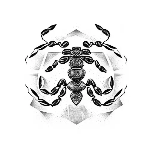 Scorpion Avec Une Vierge