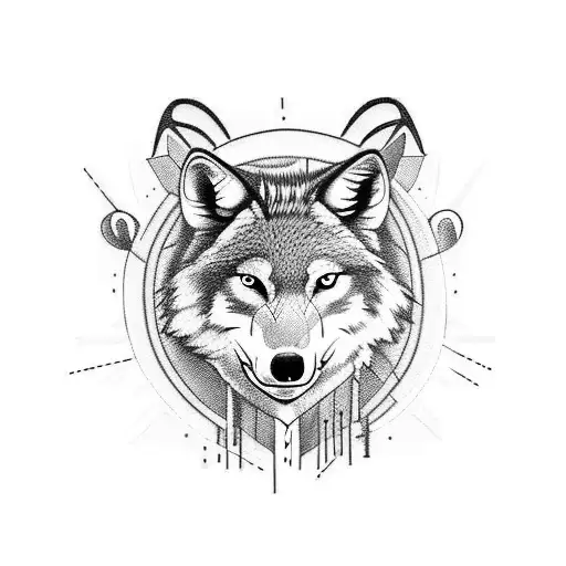 Femal Wolf And Music