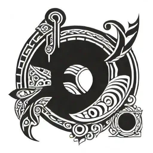 Filipino Silent Tattoo Design