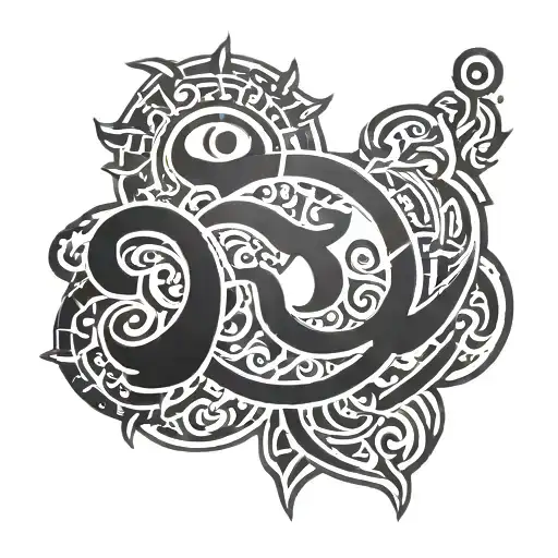 Cover Up Thick Om Symbol