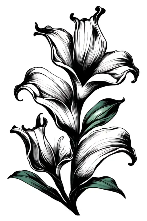 Calla Lilies In Color