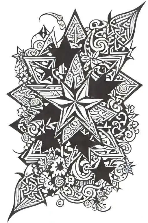 Star And Plants