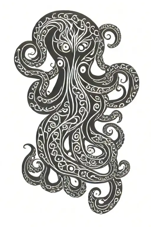 Octopus Maori Design