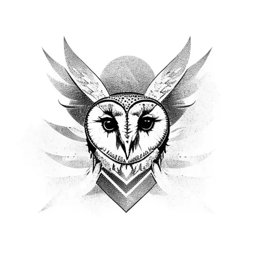 Barn Owl Greek Classic Style