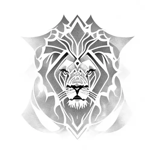 Lion Ancient God Theme With Babaylan Lettering