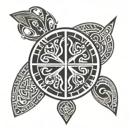 Swedish Runes In A Circle