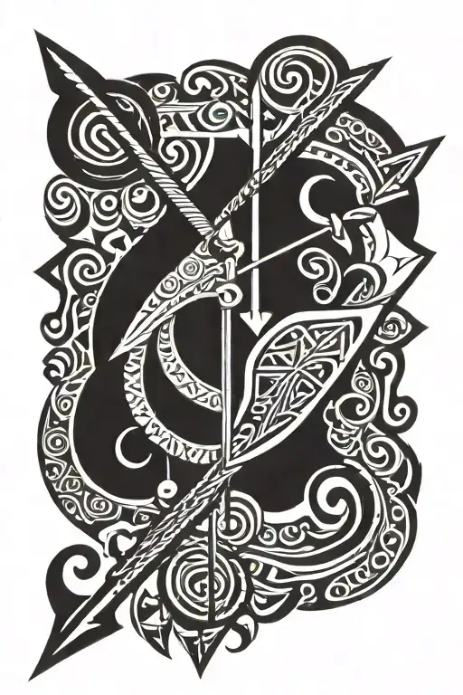 Tribal Peruvian Arrow Weapon