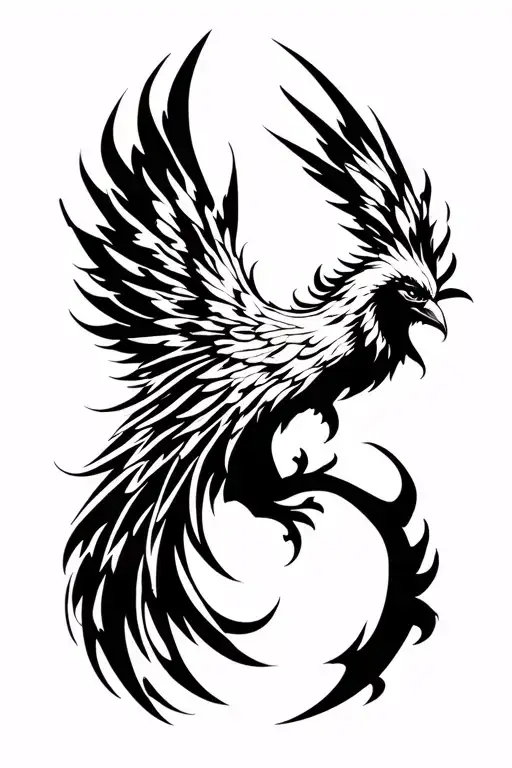 Phoenix Rising From The Ashes