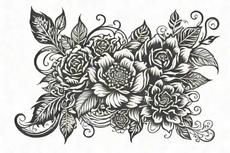 Rose Chrysanthemum Morning Glory Flowers