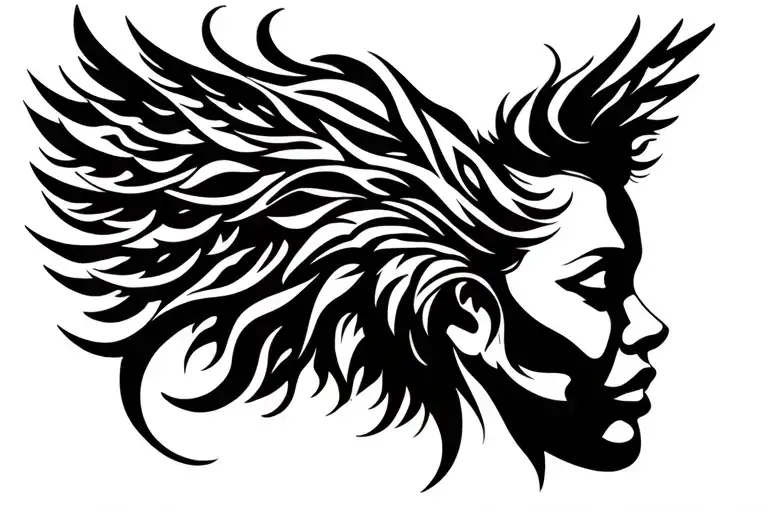 Side Profile Baby Angel