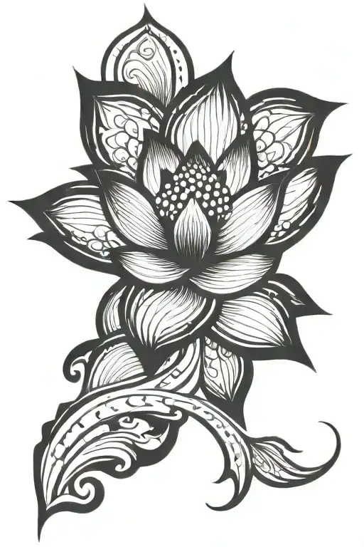 Symbol Lotus Flower