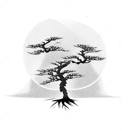 Bonsai Tree Made Out Of Dna