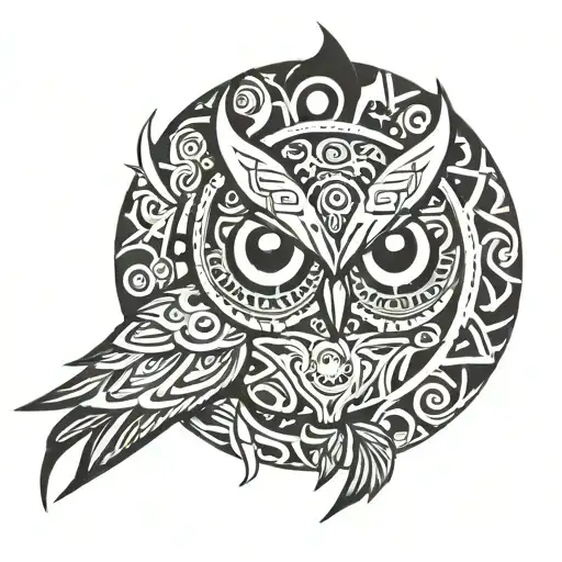 Sun And Owl