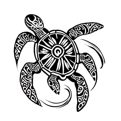 Polynesian Sea Turtle