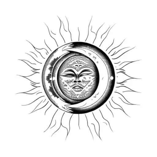 Sun Earth And Moon