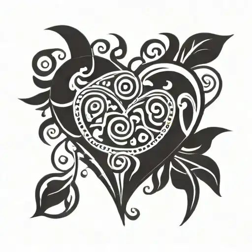 Greek And Irish Heart Made