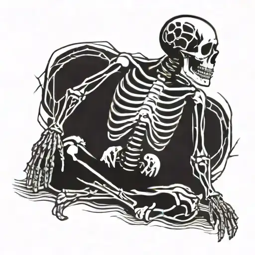 Meditating Skeleton