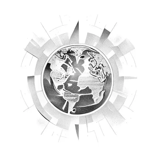 Atlas With Tech Earth