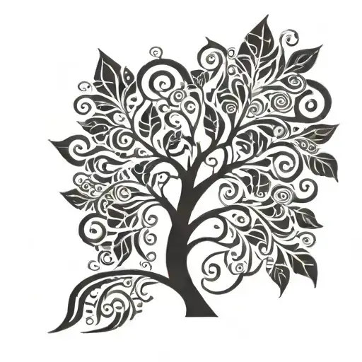 Tree With Spade Shaped Leaves