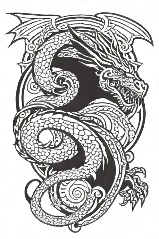 Dragon With Wings