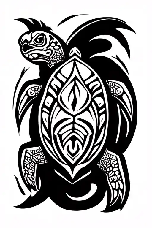 Tribal Turtle Sleeve