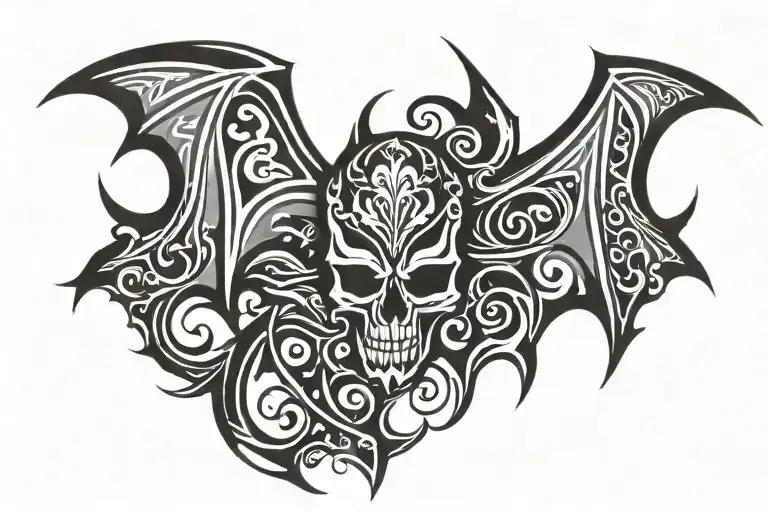 Deathbat Black And Grey