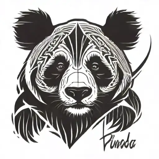 Panda Head With Date