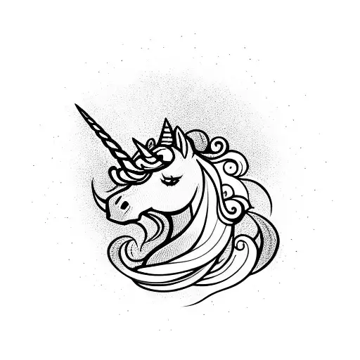 Unicorn With A Sword