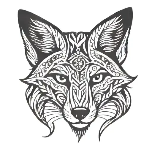Simple Fox Head