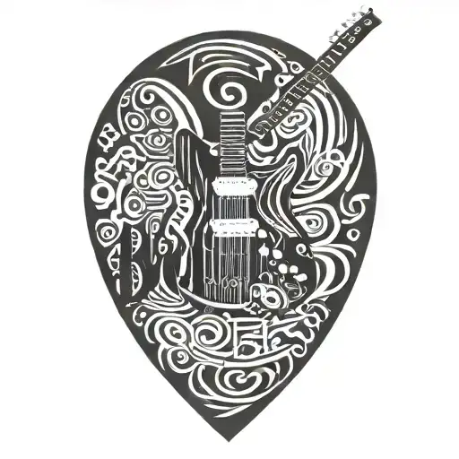 Blues Is Allright' Text And Stratocaster Guitar