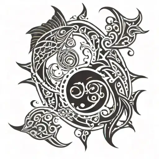 Pisces Sign And Aires Sign Combined Together