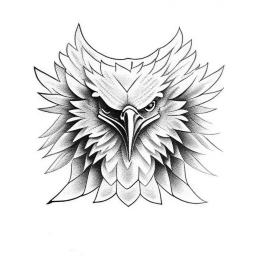 Eagle With A Laurel Wreath
