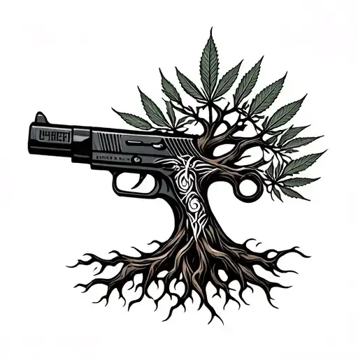 Cannabis Gun Tree Of Life Igdrasil